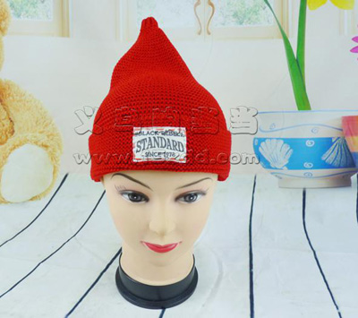 韩国学院风小清新针织毛线帽子 -春秋潮女帽