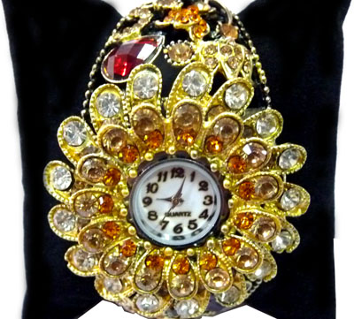 女式满钻满宝石时尚/钻表装饰女表/时装表/韩版/赠表盒