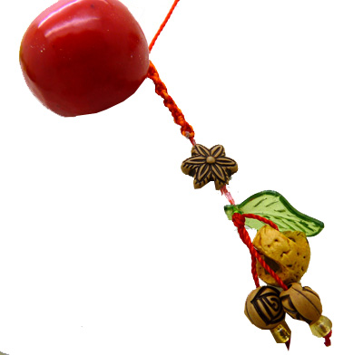 相机挂件 福禄桶山--核桃驱邪挂件	