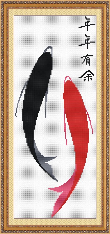 年年有鱼（长）（印花）	