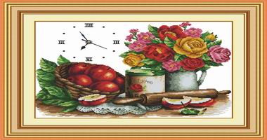 鲜花水果钟（精品）	