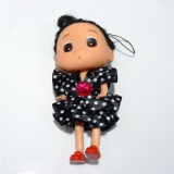 女孩玩具包包挂件钥匙链芭比娃娃挂件	