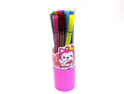 【开学新品】圆筒包装阿狸儿童画画笔文具----圆筒装水彩笔