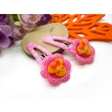 卡通鸭嘴夹边夹发卡边夹-长通金粉对夹-16号	