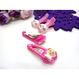 儿童发饰宝宝卡通鸭嘴夹边夹发卡边夹-长通鸭嘴夹十对夹组合-18号