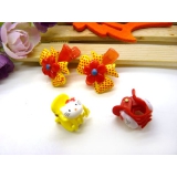 儿童发饰宝宝卡通鸭嘴夹边夹发卡边夹-长通鸭嘴夹十长通爪夹-5号	