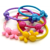 爱心皮筋卡通小兔发绳发圈 小星星橡皮筋 头饰女	