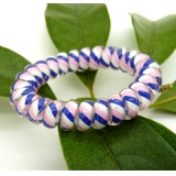 韩国版彩色电话线发圈 扎头发饰品橡皮筋发绳	