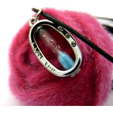 百搭流合金沙瓶项链 幸运爱情钻石 玫瑰项链