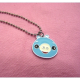 韩版时尚保色饰品 可爱百搭必备 -合金圆珠项链愤怒的小鸟项链	