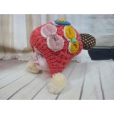 秋冬新款宝宝帽子韩国婴儿毛线帽子-儿童手工编织帽子