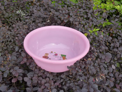 33cm塑料盆 脸盆 饭盆PP高级防摔--303盆