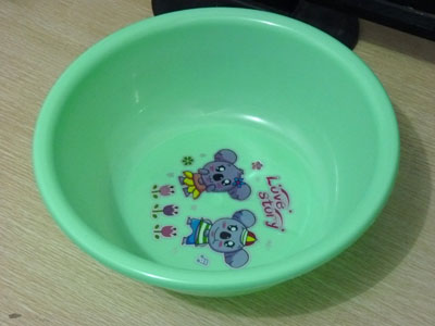 32.5cmQQ塑料盆 脸盆 盆子 饭盆PP高级防摔--8830盆	