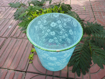 创意家用收纳桶 客厅厨房卫生间无盖大号垃圾桶 -403闪光垃圾桶	