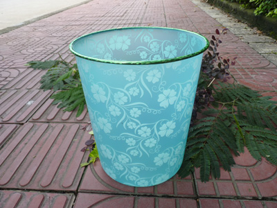  客厅厨房卫生间无盖大号垃圾桶 -405闪光垃圾桶