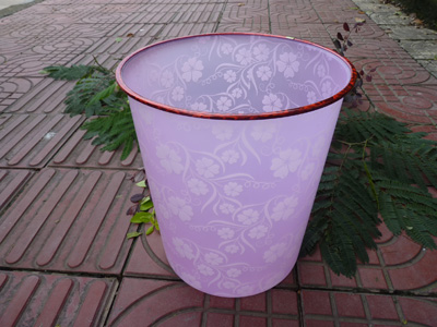  客厅厨房卫生间无盖大号垃圾桶 -405闪光垃圾桶