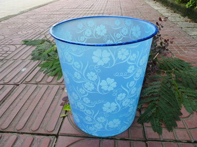  客厅厨房卫生间无盖大号垃圾桶 -405闪光垃圾桶