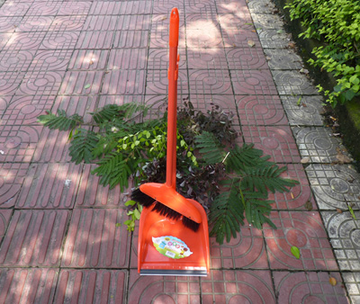 扫帚拖把 纤维刷毛簸箕套装 -0037扫把套装	
