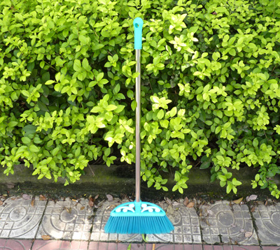 软毛笤帚 单扫帚大扫把单扫簸箕不锈钢扫把 -0015扫把	