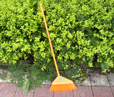 塑料扫帚塑料扫把 长扫把不锈钢软毛扫把 -0013扫把	