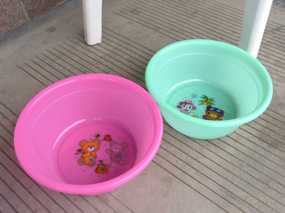 塑料洗脸盆洗衣盆泡脚盆-安康盆防摔盆2040