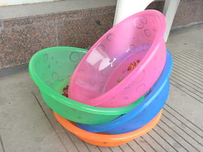 加厚家用洗菜洗衣搓衣盆脚盆-防摔盆星星盆A02