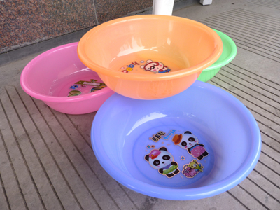 加厚塑料脸盆 洗脸盆 洗手洗菜盆洗衣服 -防摔盆34