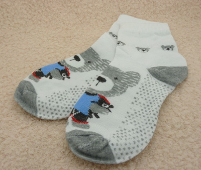 女士卡通运动袜 中厚款春夏季纯棉女袜