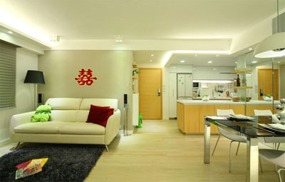 结婚婚庆用品 墙贴 新年双喜字 大门喜 喜字贴 金边双喜贴纸