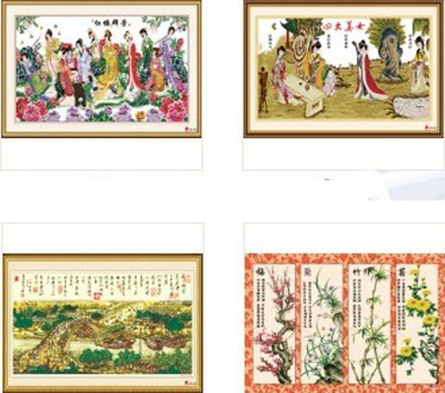 风景 人物 娃娃 家居 吉祥祝福语 等几十个品种混搭	