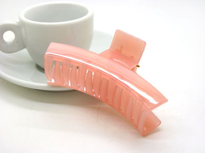 韩国塑料发爪 高档进口PC料发卡发夹-8120