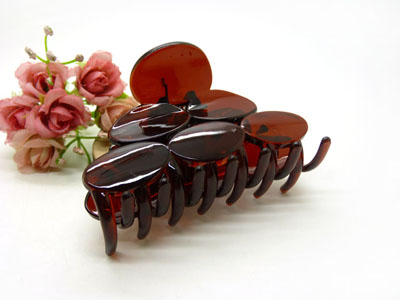 进口塑料大爪发夹多齿头夹马尾发夹发饰-9041