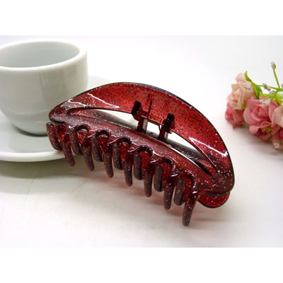 进口塑料大爪发夹多齿头夹马尾发夹发饰-9126