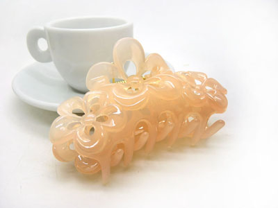 韩版头饰爪夹 摔玫瑰花盘发刘海夹发夹发爪-9406