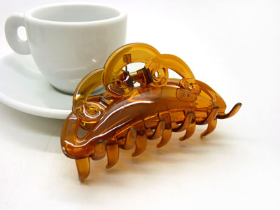 进口塑料大爪发夹多齿头夹马尾发夹发饰-8070