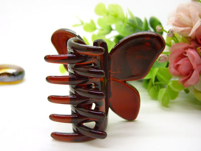 韩国蝴蝶女盘发卡子 发爪 顶夹饰品批发-9182