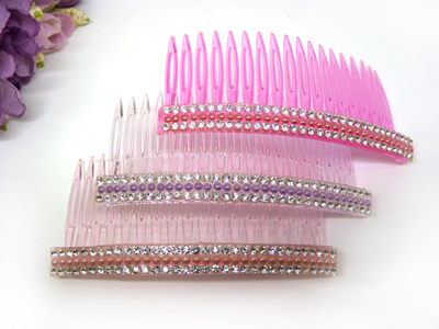 韩国头饰发饰水钻刘海梳发梳插梳大号 发夹带齿发箍刘海发卡