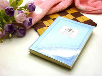 新款  可爱掌上迷你本子 记事本-64K胶套本(纯色卡通)SYC-6459