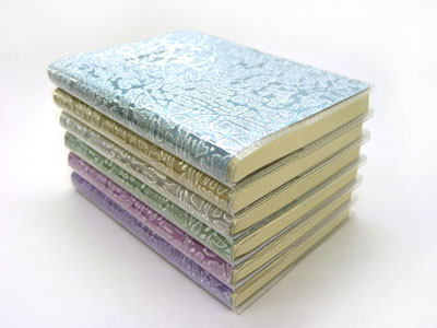 闪光糖果色 随身带 申士优质 笔记本子 记事本-64K HAPPINESS胶套本64-101