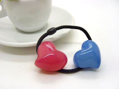 日韩版发绳橡皮筋头饰	扎头发饰品头绳 大圆球果冻糖果色发圈