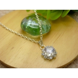 新款 韩国水晶水钻女短款锁骨链潮