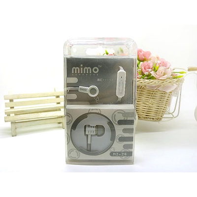 MIMO 简装版活塞耳机 线控手机电脑通用入耳式耳机 -8号	