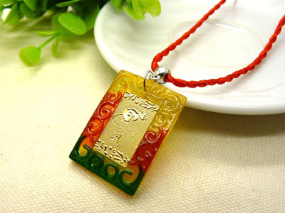 新款 十二生肖吊坠女士男款 金手链转运珠项链属相本命年