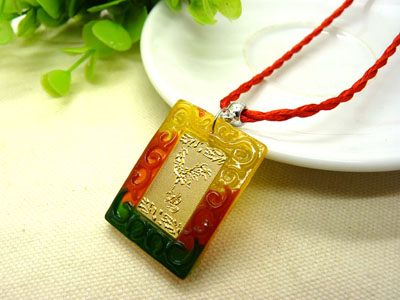 新款 十二生肖吊坠女士男款 金手链转运珠项链属相本命年