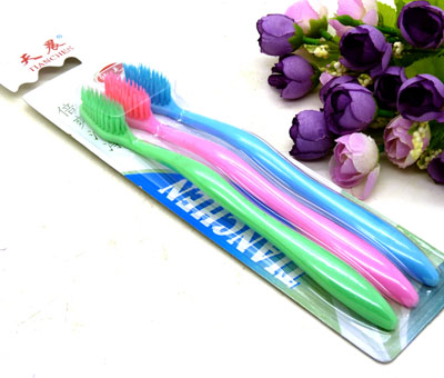 韩式软毛 纳米牙刷 口腔清洁软毛牙刷－－-天晨3支牙刷