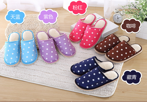 家居拖鞋迎宾拖鞋情侣棉拖鞋软底地板棉鞋