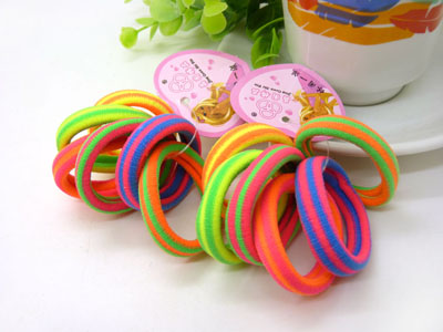 韩版高弹无缝皮筋发绳发圈成人发绳发圈6根 -6根皮筋大号