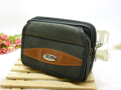 帆布男士商务手机腰包 手机保护套批发 -4号