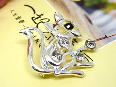 新款时尚水钻胸针丝巾扣胸花别针披肩扣领针女礼物 -2号