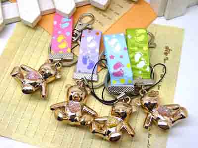 正品 韩版 小熊钥匙扣可爱小熊钥匙扣咪手绳钥匙圈